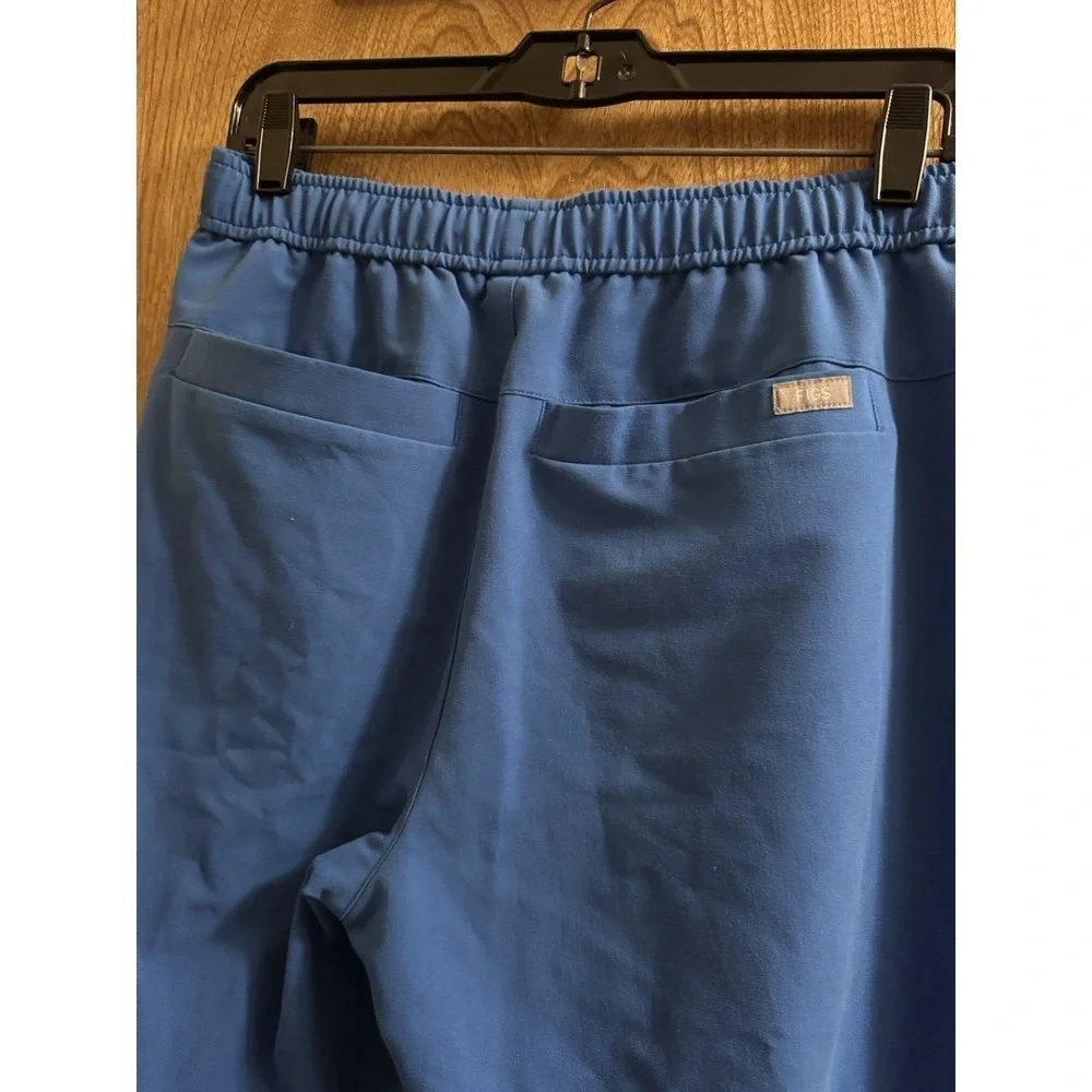 FIGS Tansen Jogger Pants Men's Size S/T Royal Blue Scrub Medical Scrunch Leg